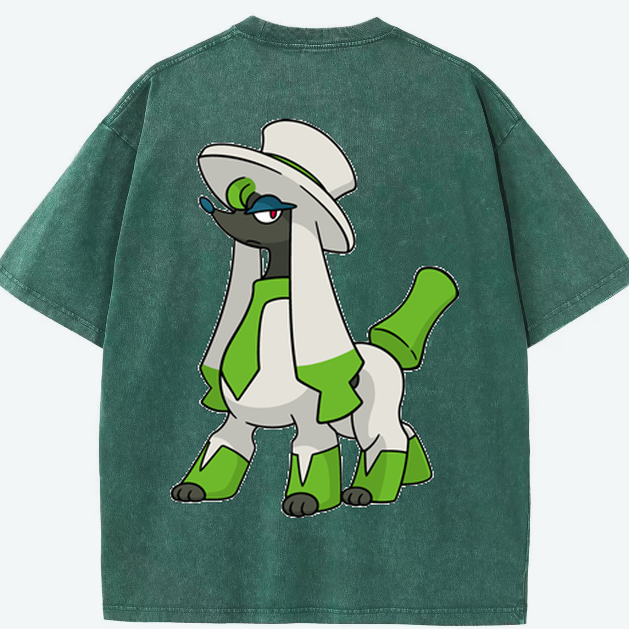 （画像用） ポケットモンスター Pokémon 綿100% ヴィンテージ風 半袖Tシャツ（背面プリント）